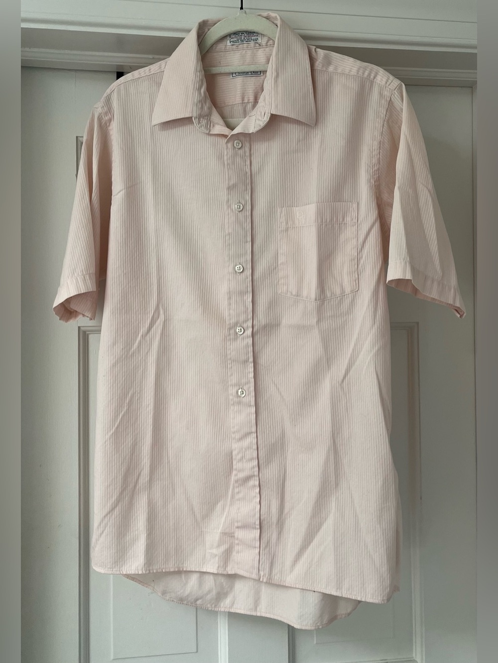 Light Pink Vintage Christian Dior Button Up